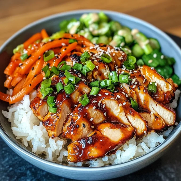 Korean BBQ Chicken Bowls with Gochujang Cream Sauce Awaits!
