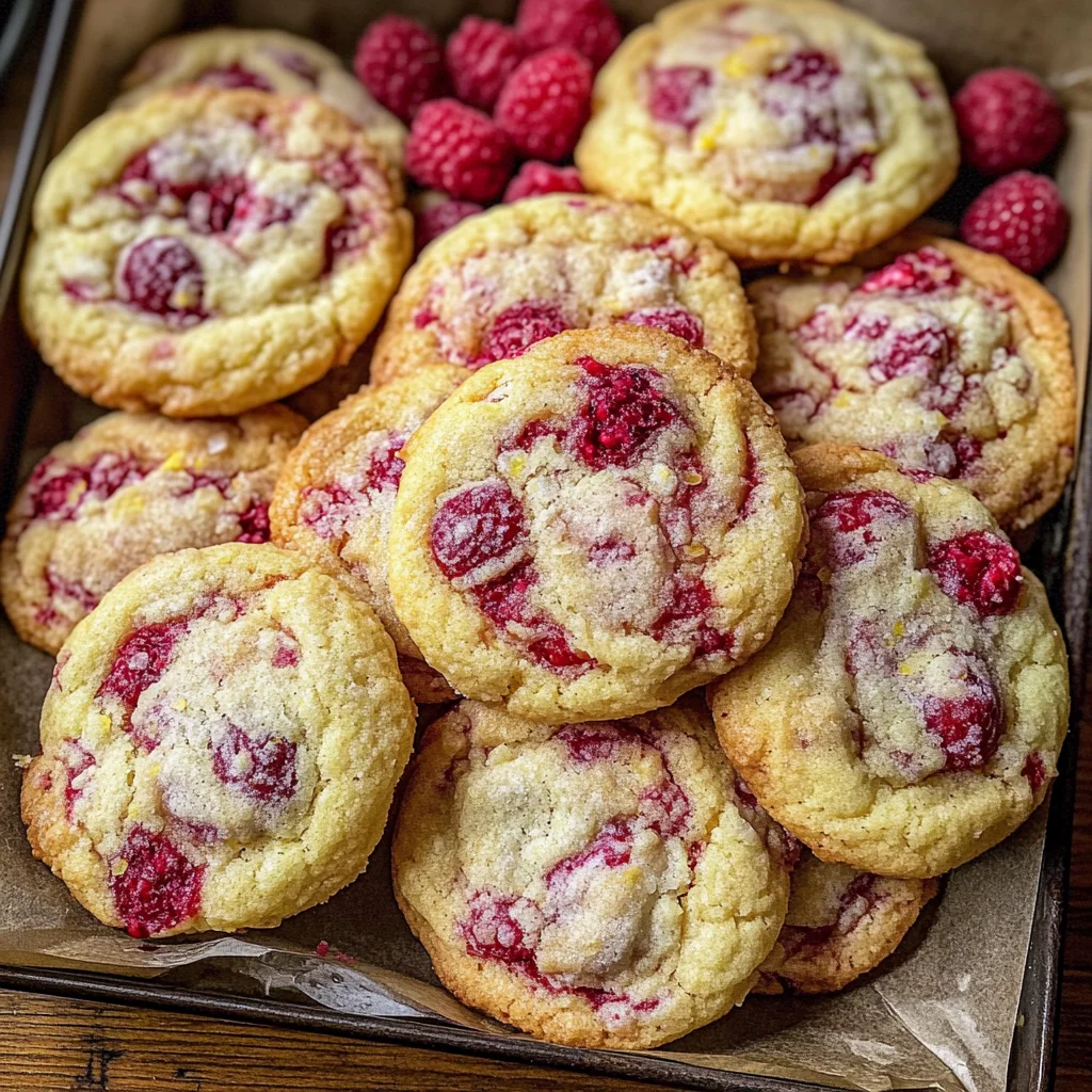 Lemon Raspberry Cookies