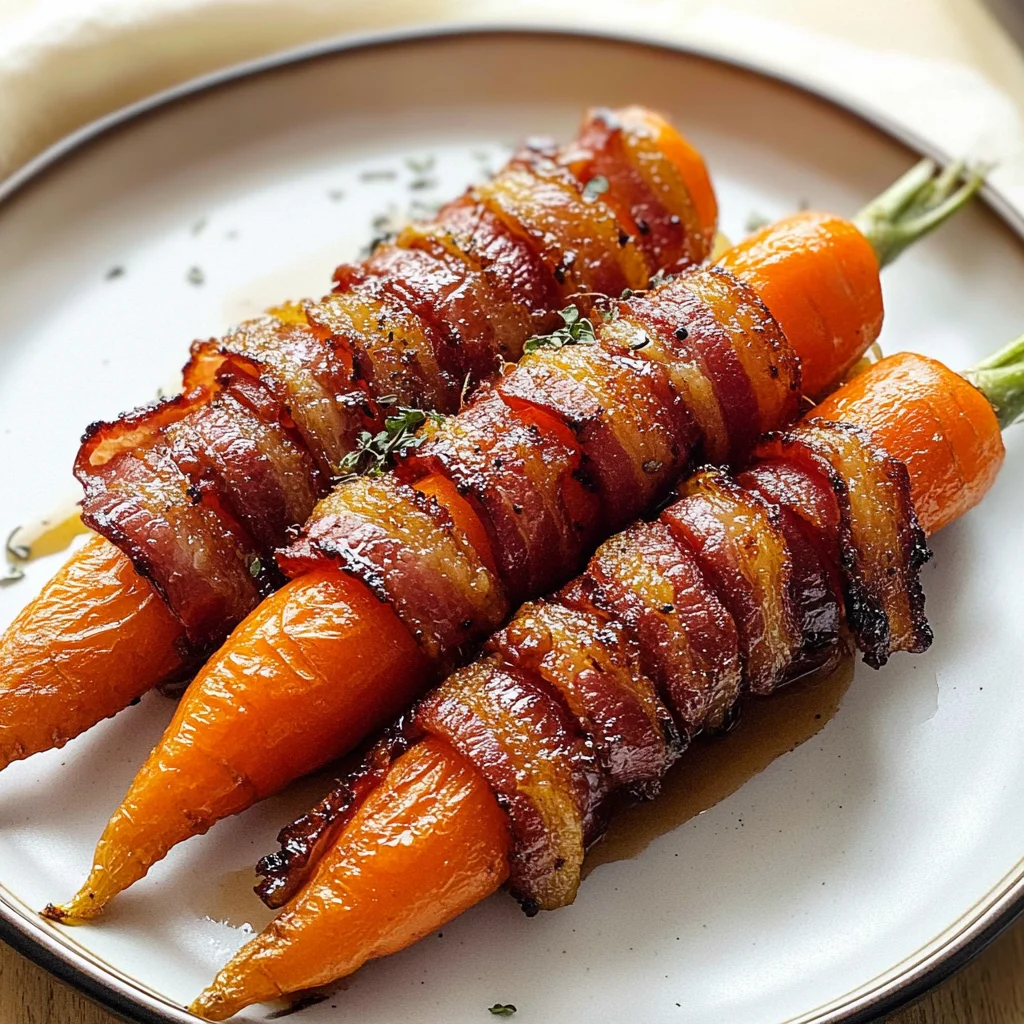 Maple Bacon Carrots