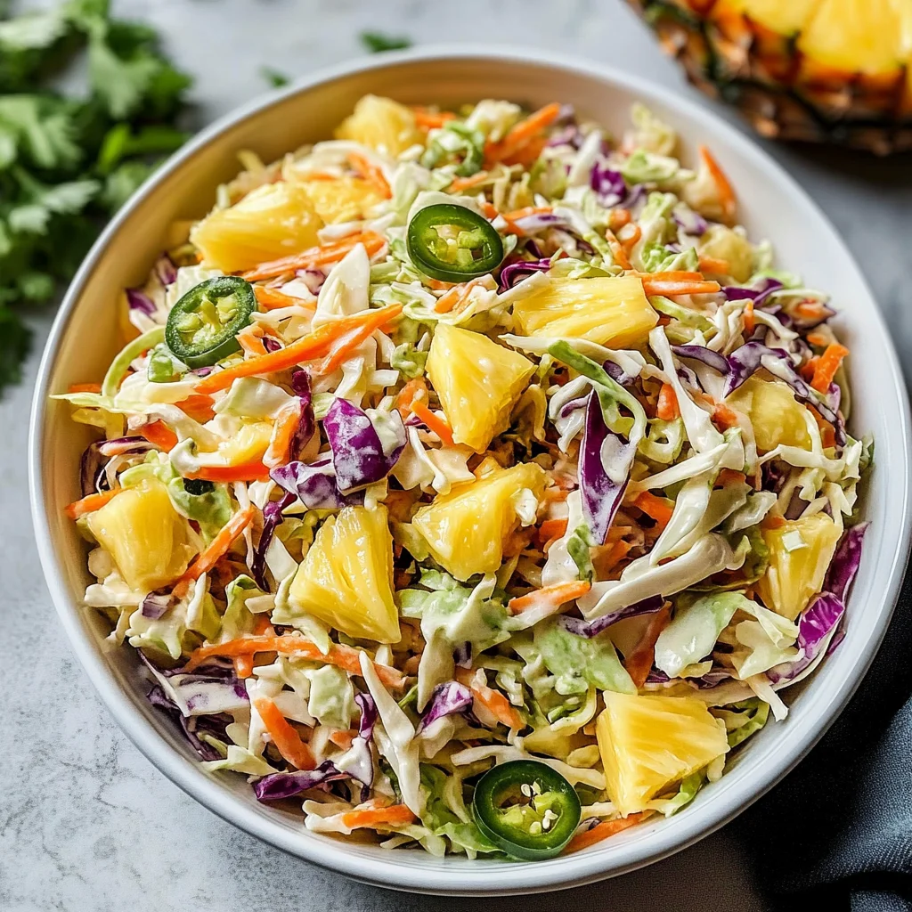 Pineapple Coleslaw