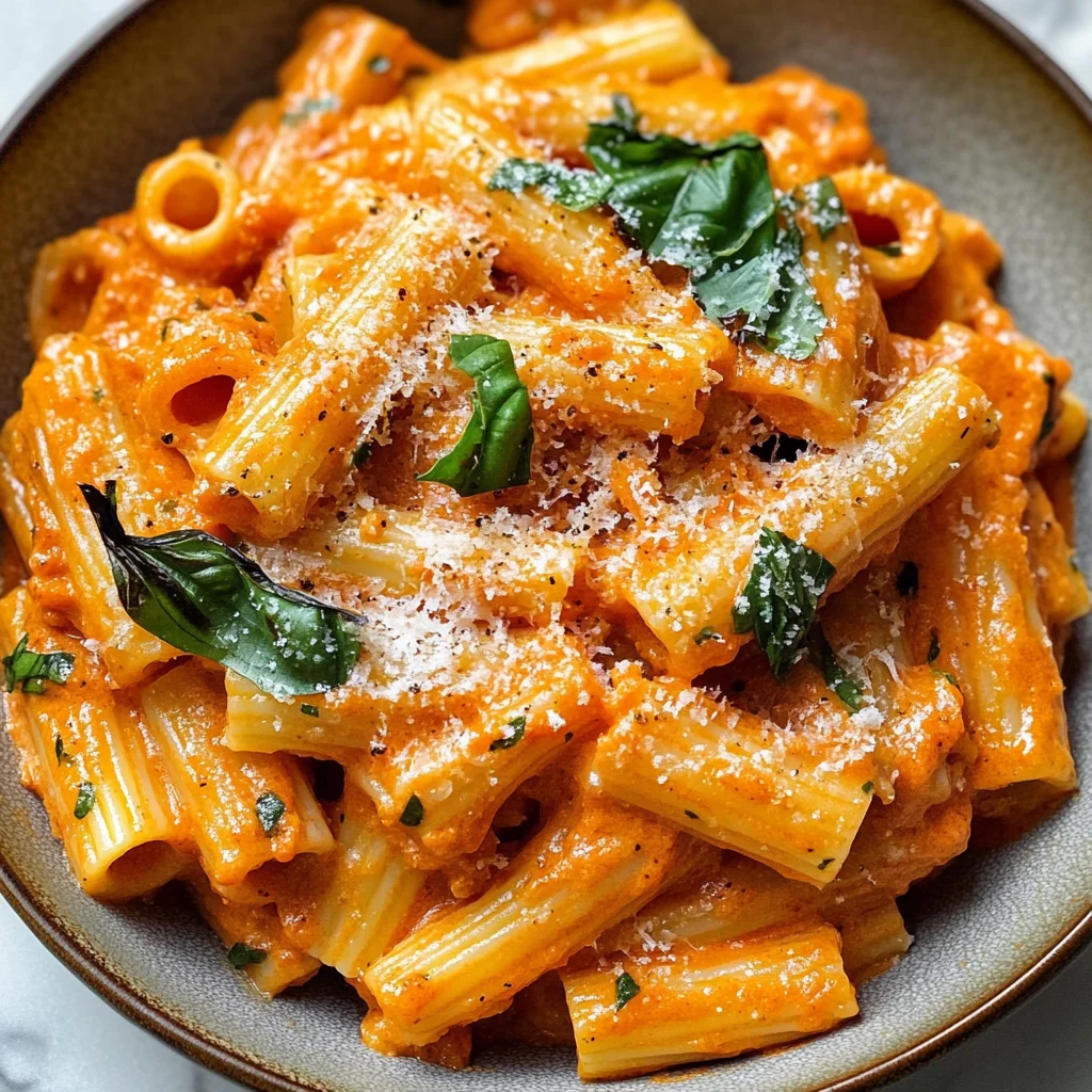 ROASTED RED PEPPER RIGATONI