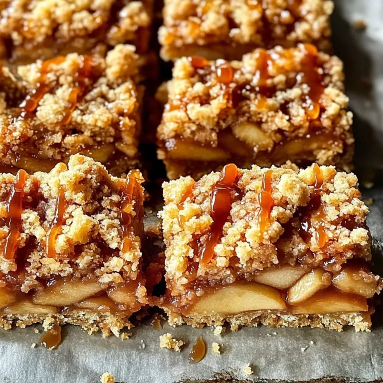 Salted Caramel Apple Crumble Bars Fall Treat: Get Addicted in 45 Min