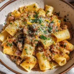 Saucy Sausage and Lemon Pasta (Sausage al Lemone)