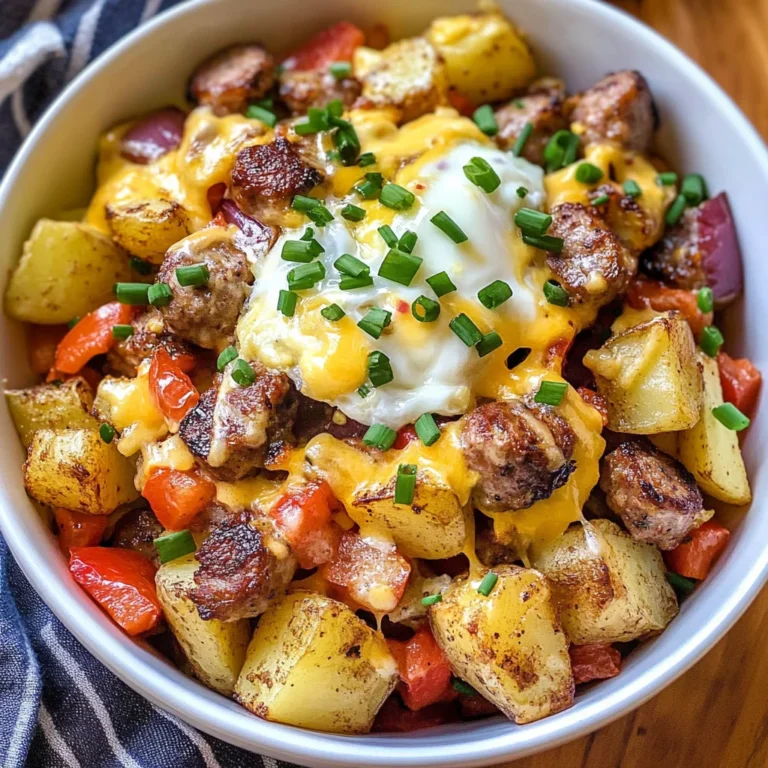 Sausage and Potato Meal Prep Breakfast Bowls