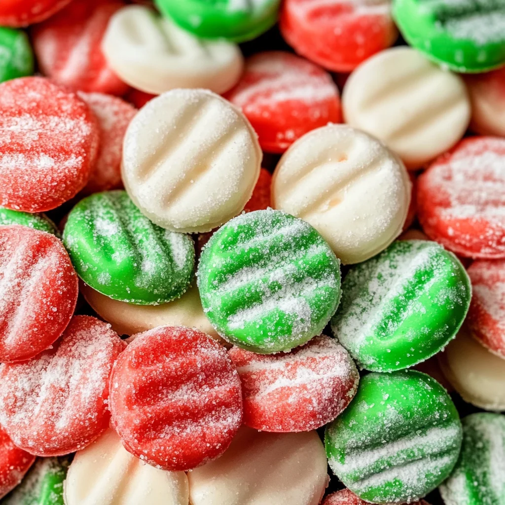 Soft Christmas Peppermints – Melt-In-Your-Mouth Delights