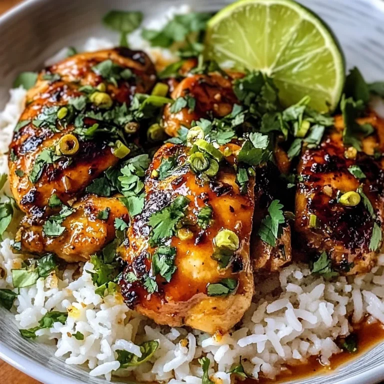 Spicy Maple Chicken & Coconut Rice