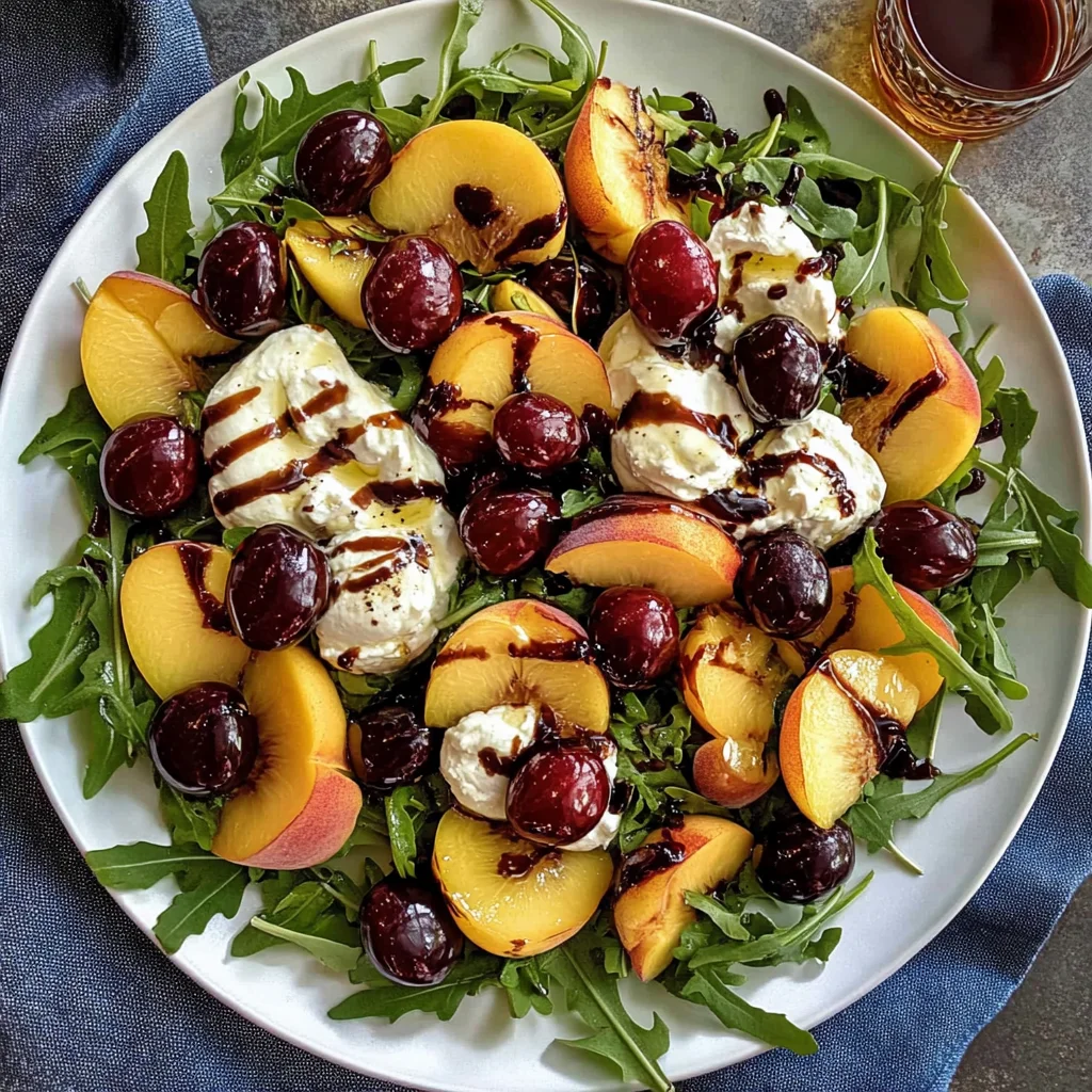 Stone Fruit Salad with Burrata