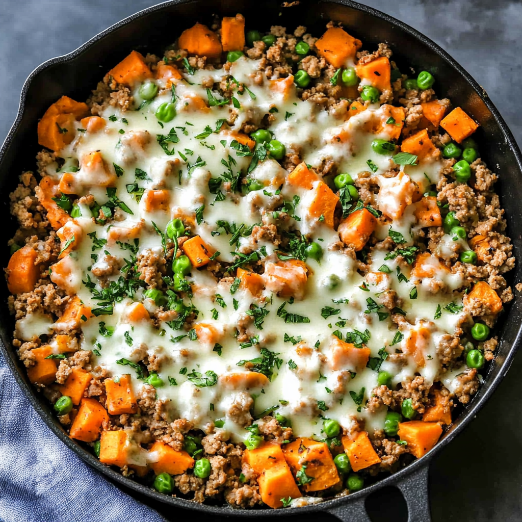 Ground Turkey Sweet Potato Bake Recipe