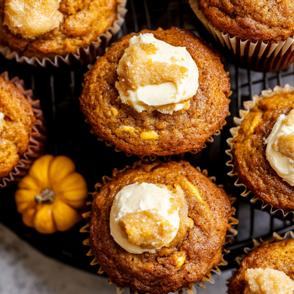 Pumpkin Cream Cheese Muffins