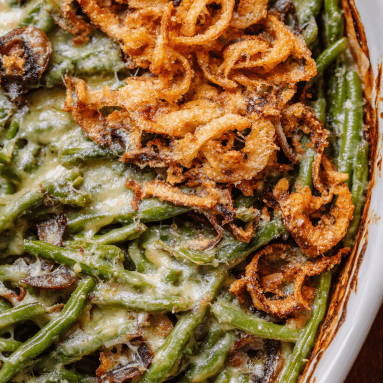 Homemade Green Bean Casserole