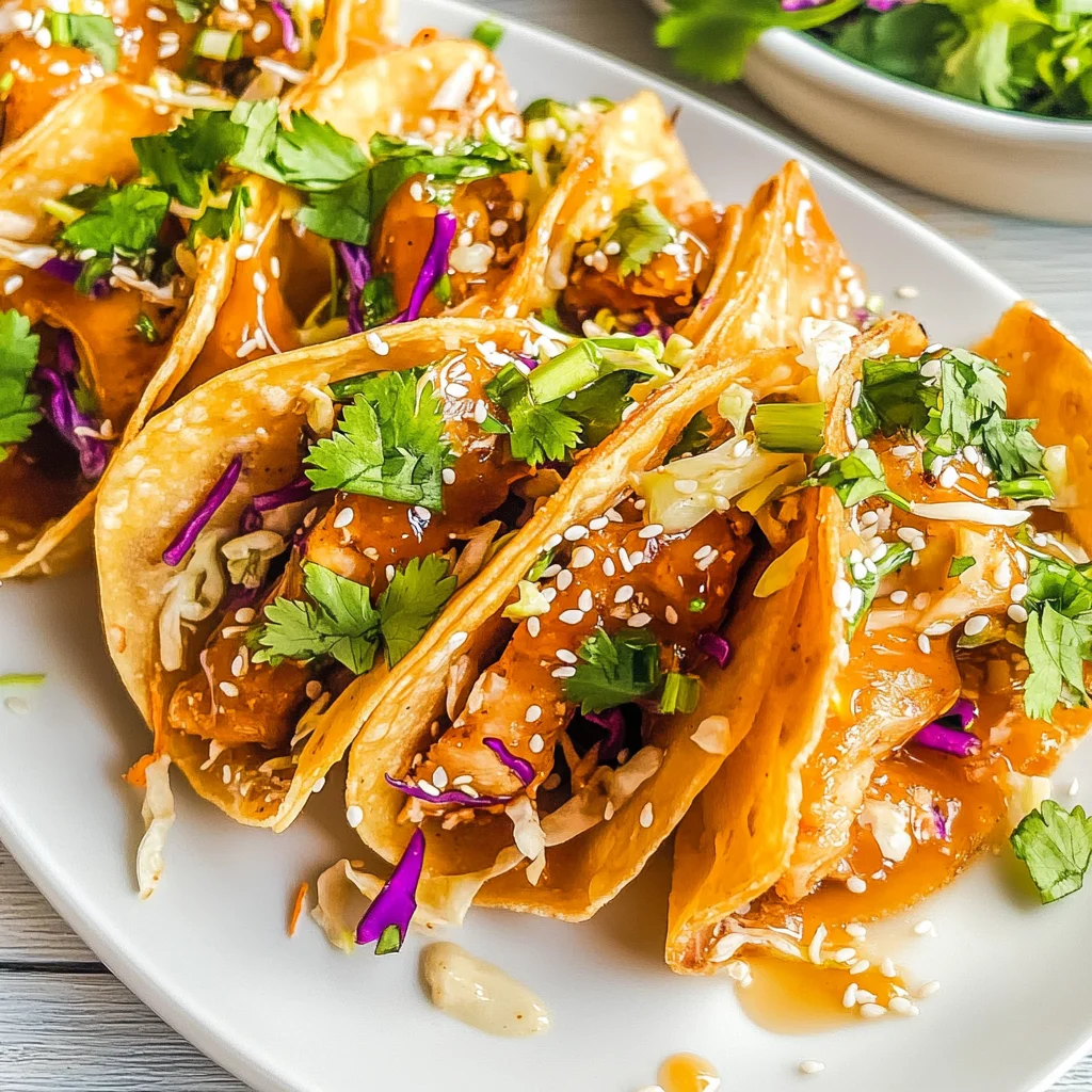 Applebee's Chicken Wonton Tacos