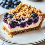 Blueberry Crumble Cheesecake