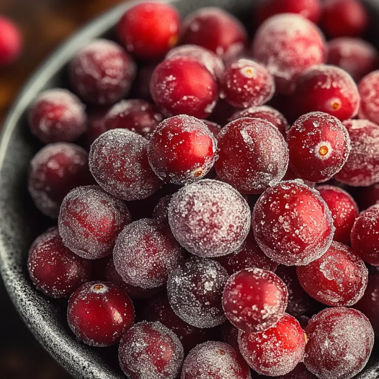 Candied Cranberries