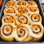 Carrot Cake Cinnamon Rolls