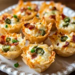 Cheesy Jalapeño Popper Bites