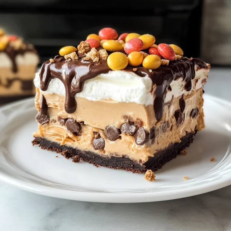 Chocolate Peanut Butter Lasagna