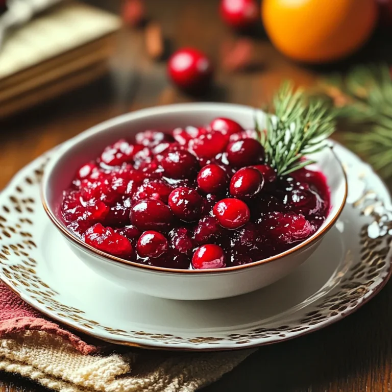 Classic Christmas Cranberry Sauce
