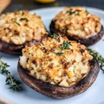 Crab-Stuffed Portobello Mushrooms