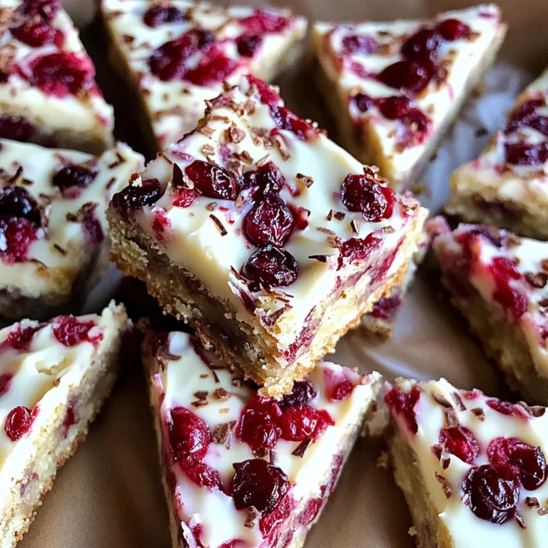 Cranberry Bliss Bars