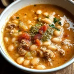 Creamy Bean Soup with Sausage