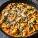 Creamy Spinach Tomato Tortellini Recipe