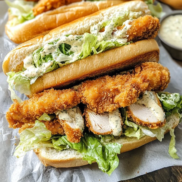 Crispy Chicken Caesar Sandwich