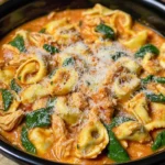 CrockPot Chicken Tortellini