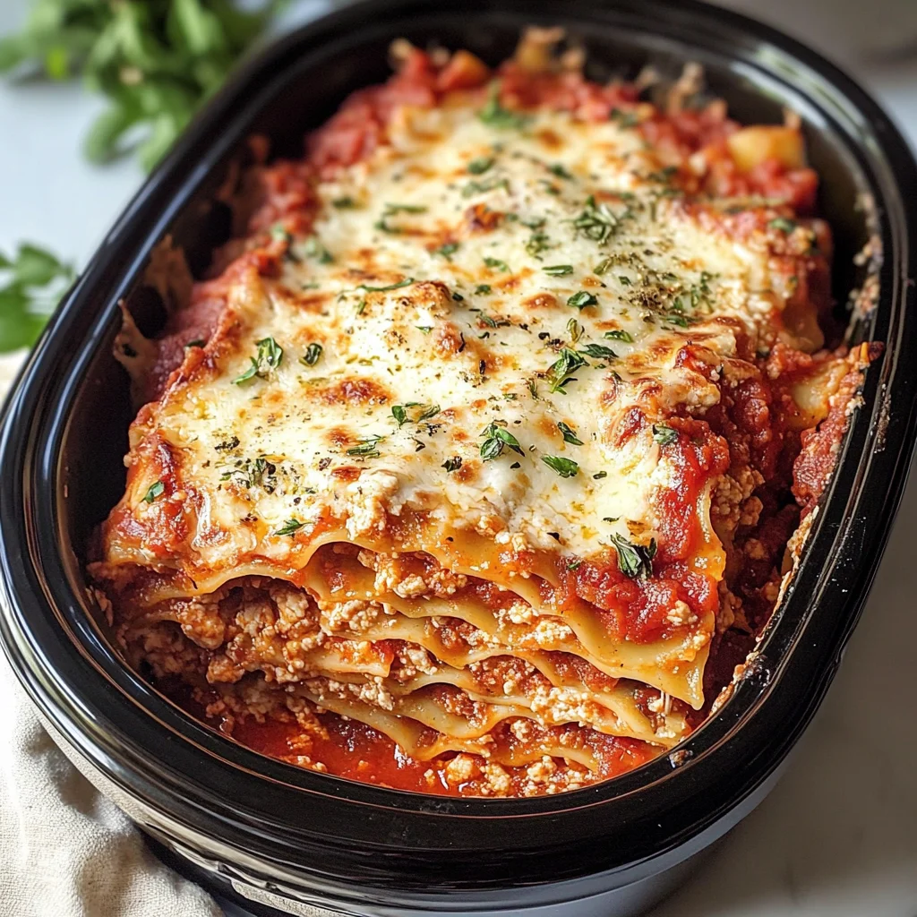 Crockpot Lasagna