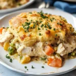 Easy Chicken Cobbler Dinner Casserole