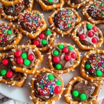Easy Christmas Rolo Pretzels