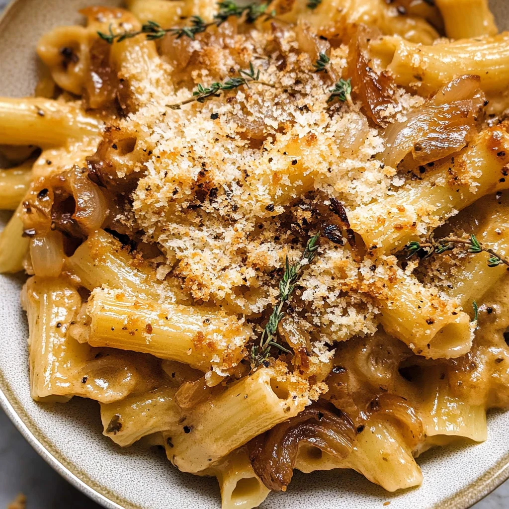 French Onion Soup Pasta Recipe