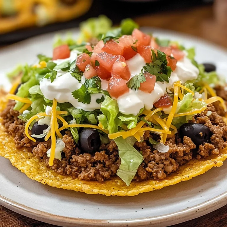 Ground Beef Tostadas