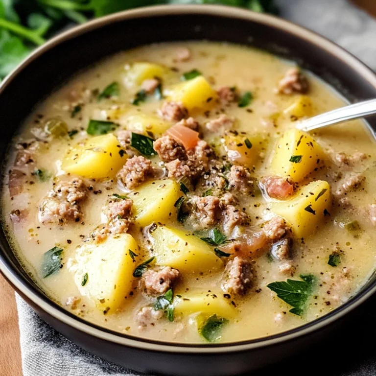 How to Make Sausage Potato Soup
