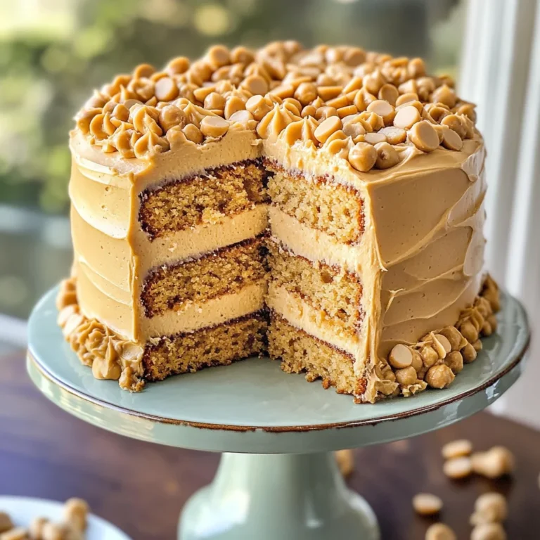 Loaded Peanut Butter Layer Cake
