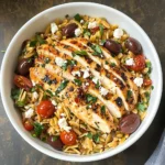 Mediterranean Chicken and Orzo