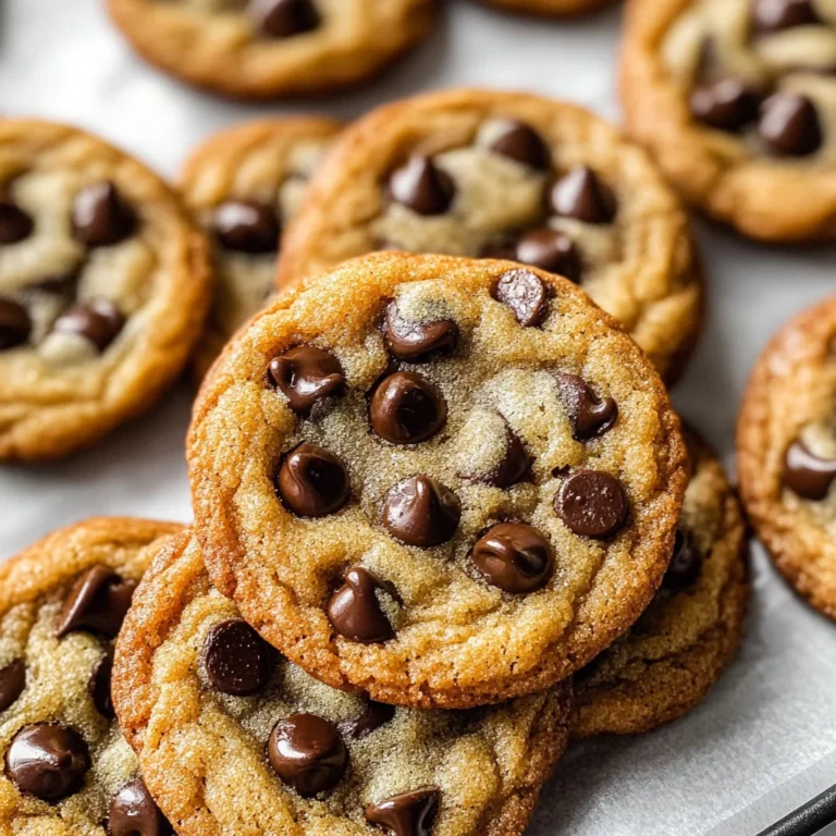 Perfect, Soft and Chewy Chocolate Chip Cookies