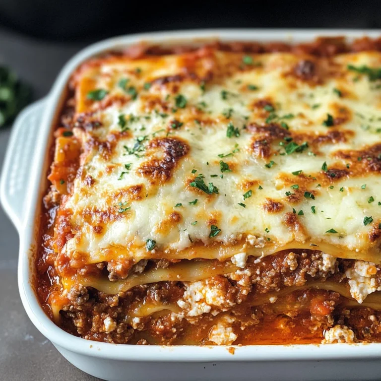 Small Batch Lasagna