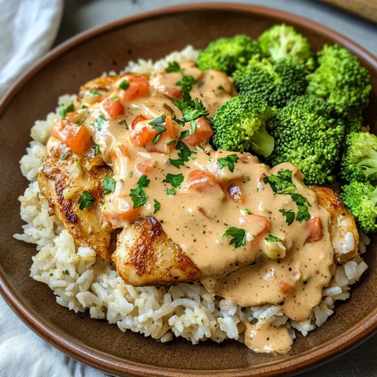 Smothered Chicken and Rice
