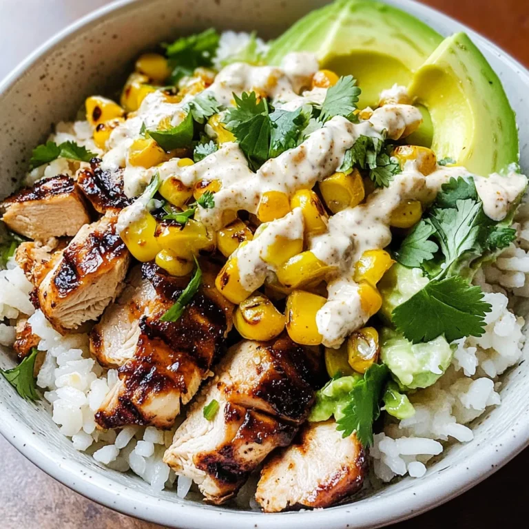 Street Corn Chicken Rice Bowl Recipe