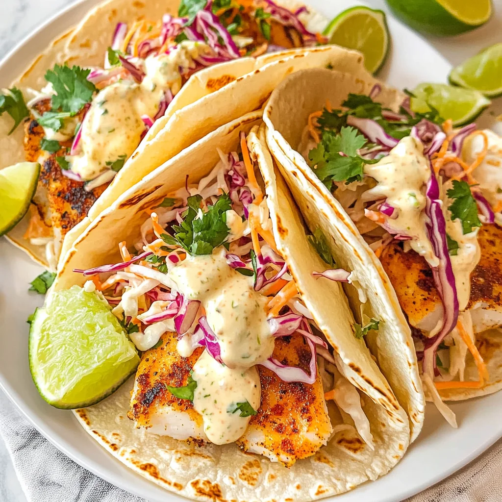 Tilapia Fish Tacos Recipe