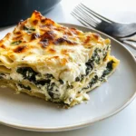 White Lasagna with Spinach