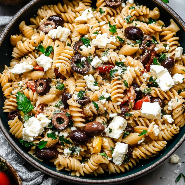 Greek Pasta with Feta and Olives (25-Minutes)