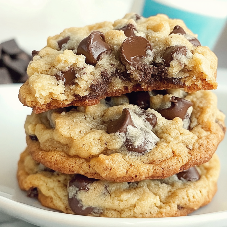 Ultra Thick and Chewy Chocolate Chip Cookies