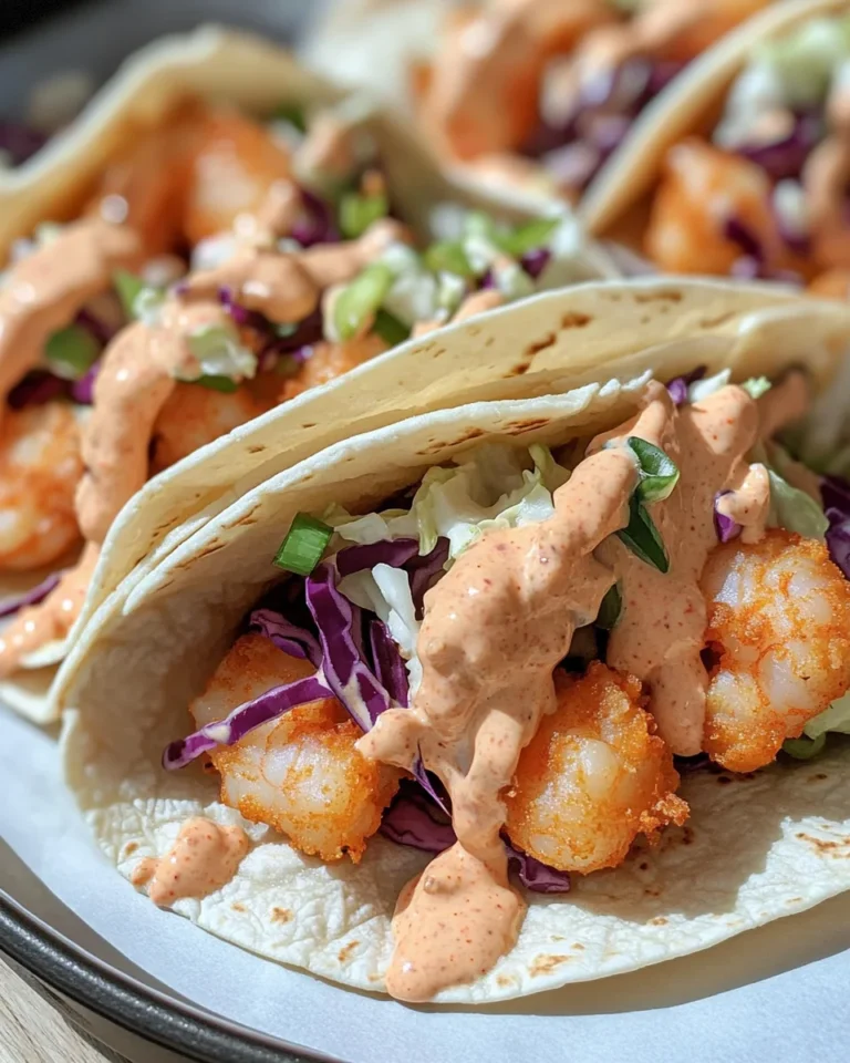 Air Fryer Bang Bang Shrimp Tacos
