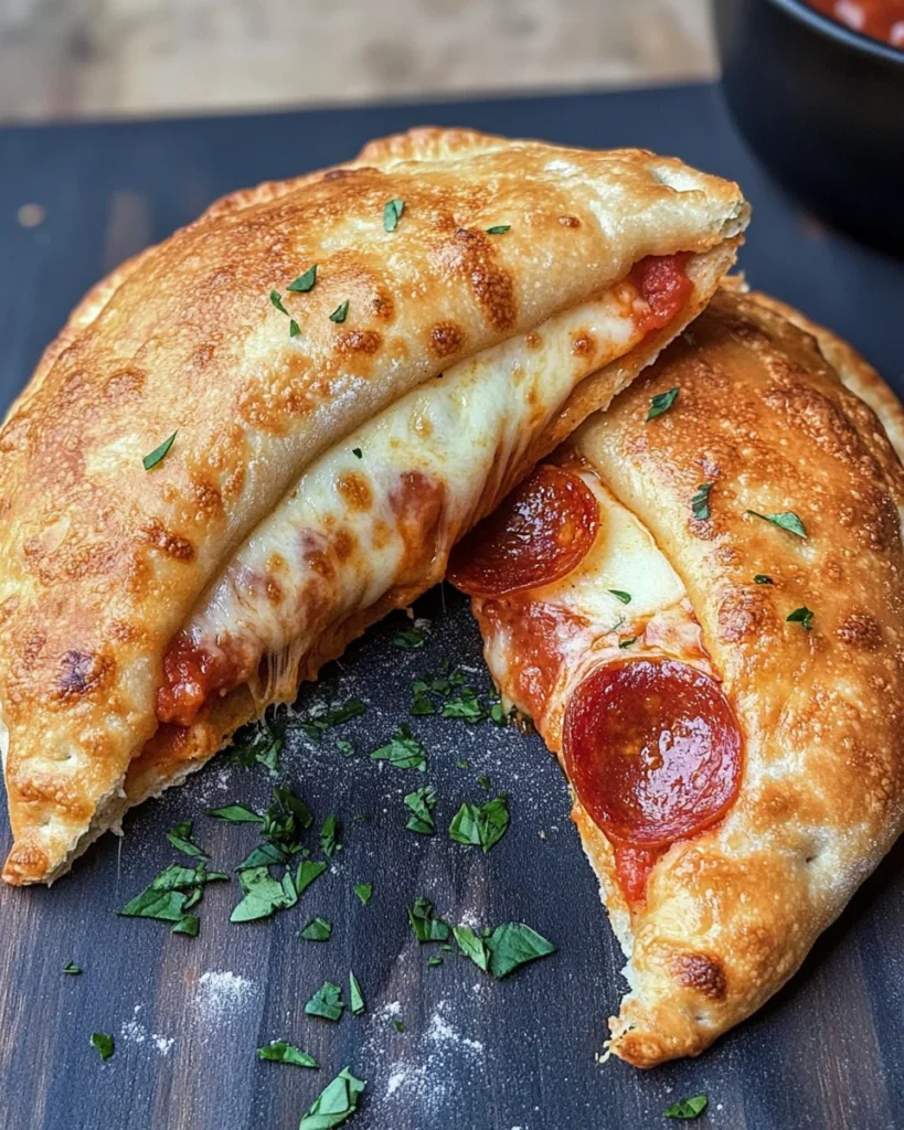 Air Fryer Calzones (Crazy Easy)
