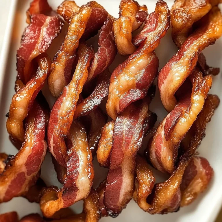 Air Fryer Twisted Bacon