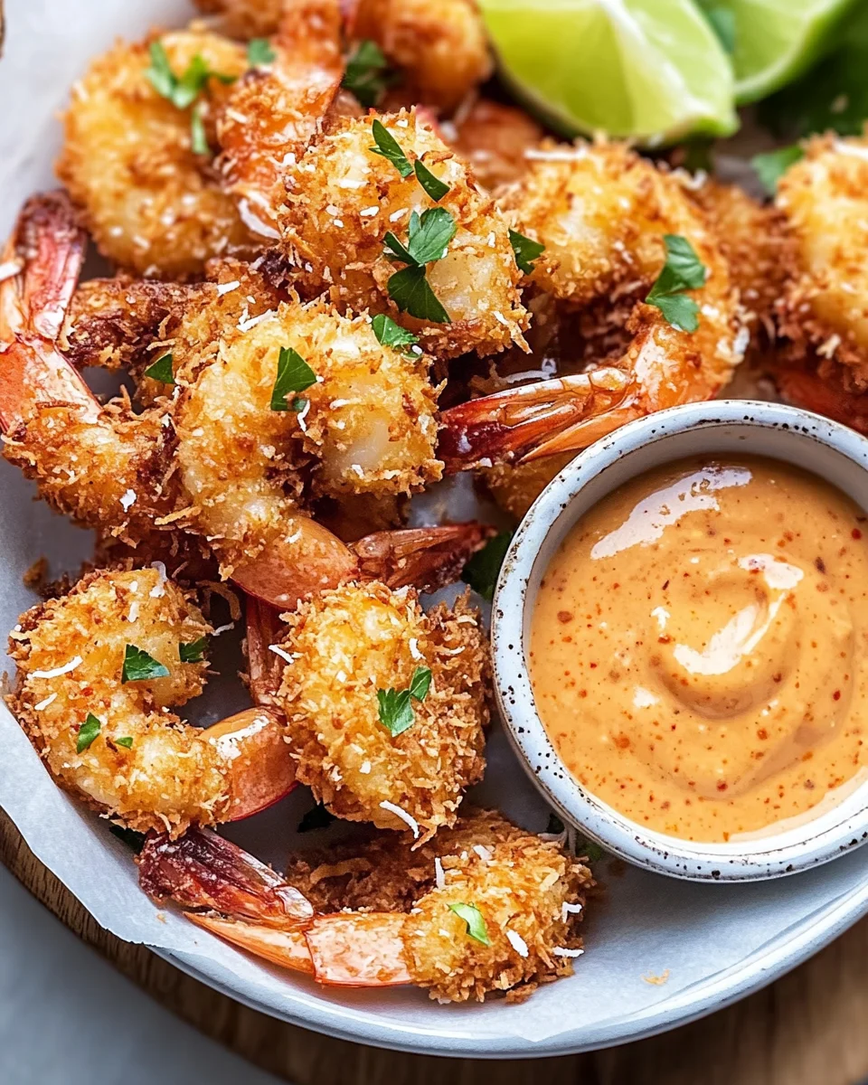 Baked Coconut Shrimp with Sweet Chili Mayo