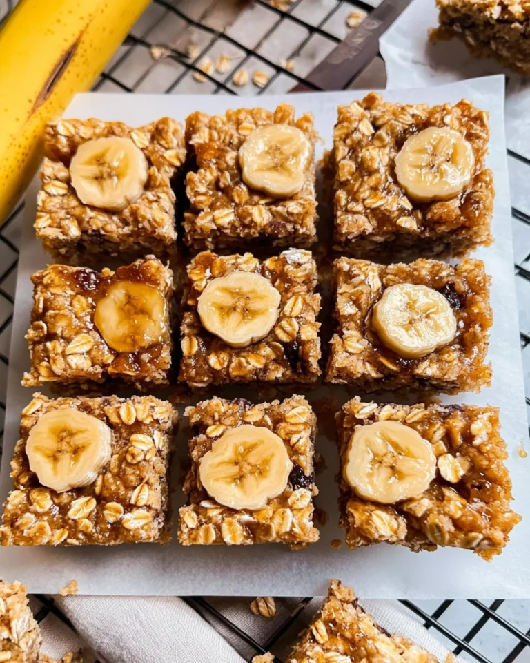 Banana Oatmeal Bars