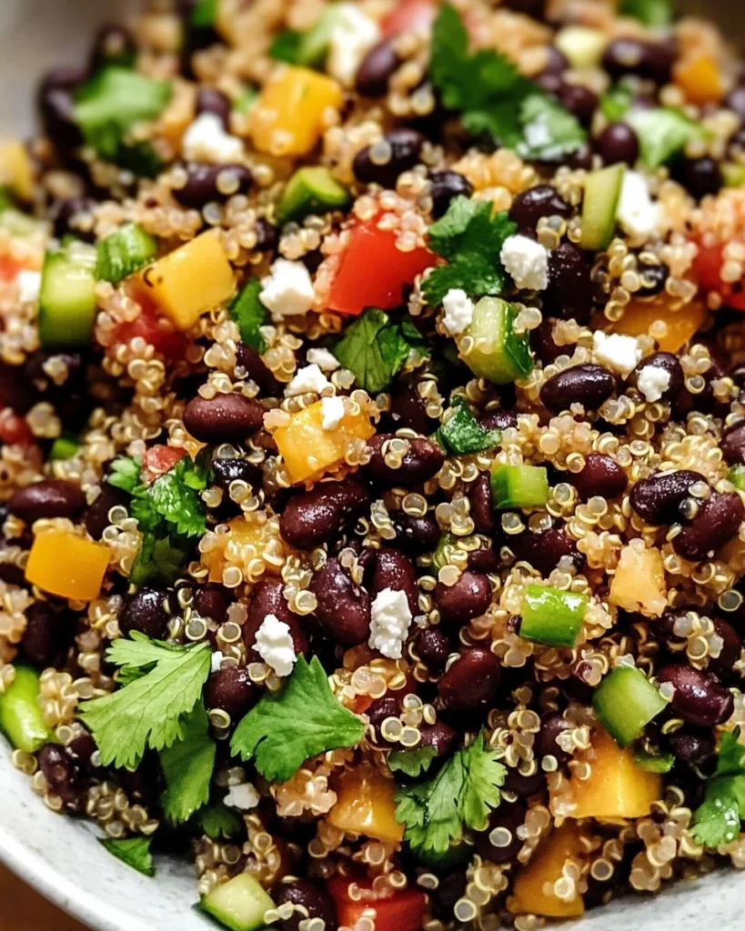 Black Bean Quinoa Salad Recipe