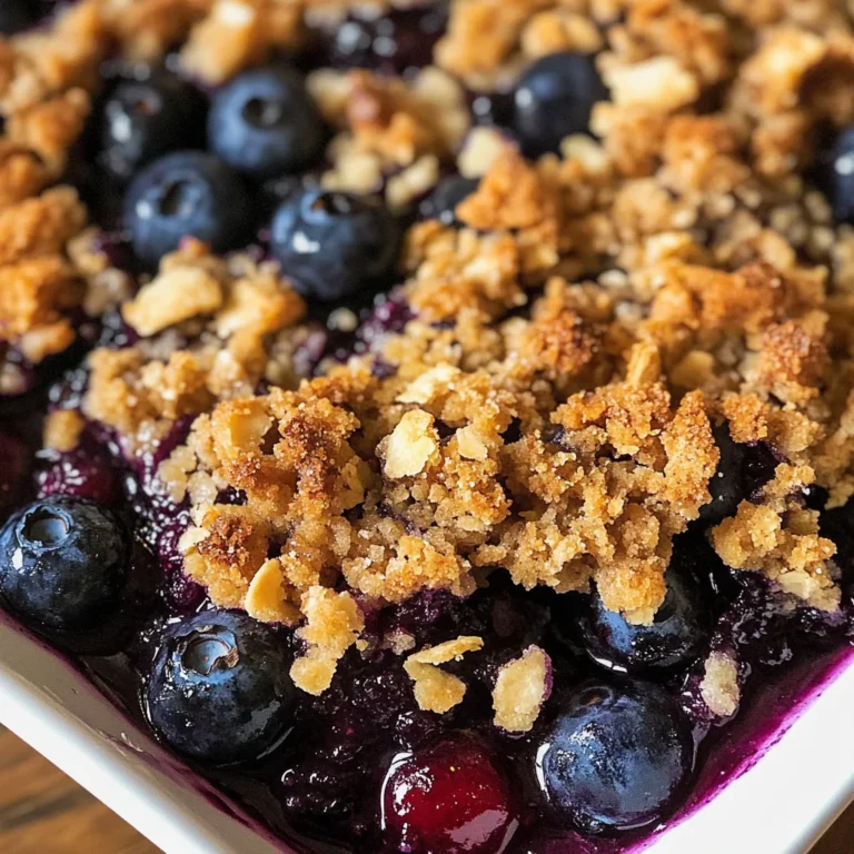 Blueberry Crisp